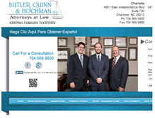 Tablet Screenshot of butlerandquinn.com